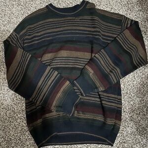COOGI Dark Toned Striped Sweater